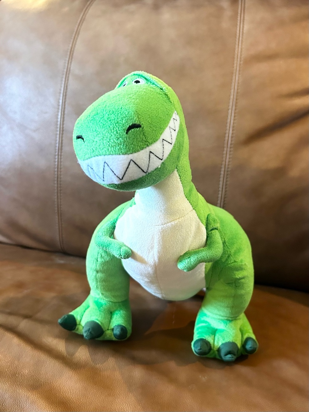 Disney Store Pixar Toy Story Rex 18" Plush Dinosaur Green Stuffed Animal